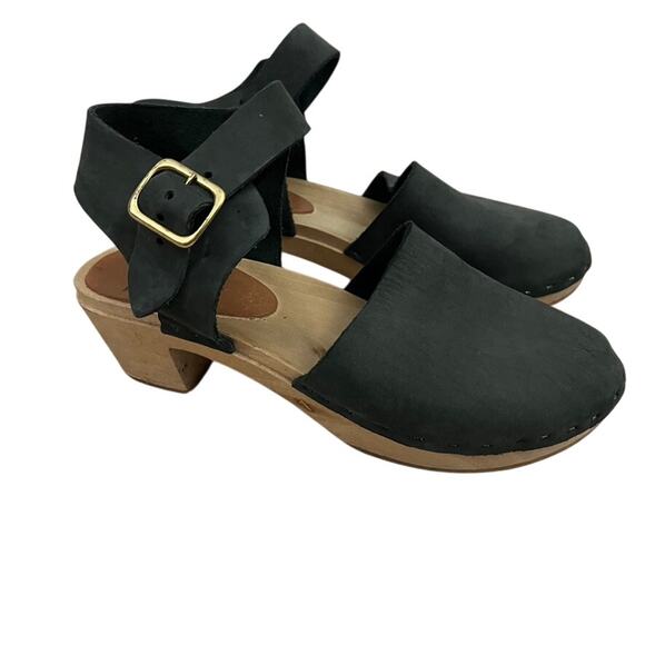 BRYR Emma Closed Toe High Heel Clog Women Size 37 - Picture 1 of 16